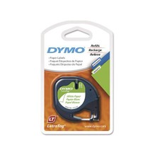 Dymo LetraTag Kağıt Şerit Beyaz 12mmx4m