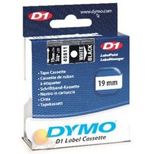 Dymo Şerit D1 19mmx7m Siyah-Beyaz 45811