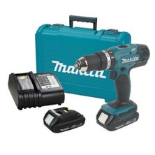 Makita Dhp 453 Sye Darbeli Matkap Vidalama Li-İon Çift Akülü