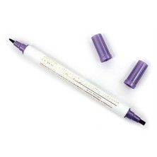 Zig Çift Uçlu Metalik Davetiye Ve Kaligrafi Kalemi Violet