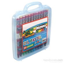 Nova Color Nc-2132 Pastel Boya 24 Renk Plastik Kutuda Sanat Çalışmaları İçin İdeal