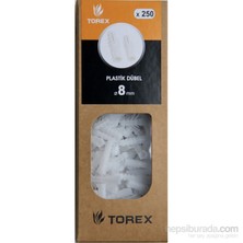Plastik Dübel 8Mm 250 Adet