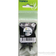 3.5X45 Alçıpan Mu Siyah Fosfat 20 Adet