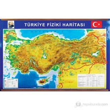 Panda 403 70X100 Türkiye Siyasi + Fiziki Çıtalı Harita
