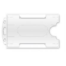 Mas 3522 Plastik Kart Muhafaza - Dikey-54X86-Şeffaf 50 Li