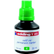 Edding T25 Permanent Refill 30 Ml. Yeşil