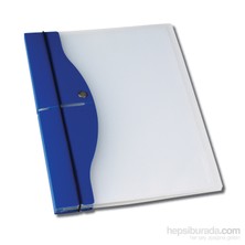 Serve Ayaklı Sunum Dosyası 60Lı A4,Pp,Ayakta Durması İçin Arkaya Doğru Açılan Sırt,Lastik Kilit,Siyah Sv-6860