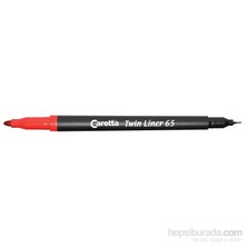 Caretta Twin Liner Kalem 10'Lu Turkuaz Ct-65-06