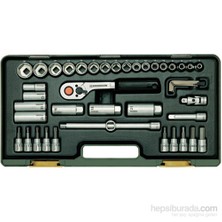 Proxxon 23282  3/8" Cırcır Kollu 47 Parçalı Lokma ve Bits Takımı