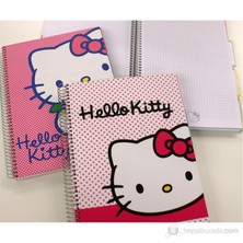 Hello Kitty Seperatörlü Defter 19X26 120 Yaprak Kareli