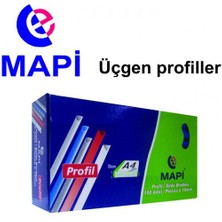 Mapi 12 mm Üçgen Profil 100'lü (Kırmızı)