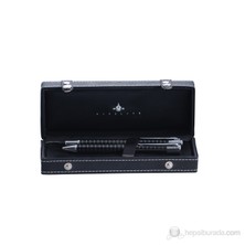 Steelpen Slayt Lake Siyah Dolma Kalem + Tükenmez 1008