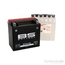 BS Battery -Battery Btx14- (Ytx14- ) 12V 12Ah 200Cca Agm Bakımsız Motosiklet Aküsü