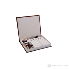 Steelpen Calligraphy Pen Set Ahşap Mühürlü Zarflı Sk-089