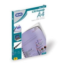 MAS A4 Cilt Kapağı 100 Lü Paket Yeşil Renk 210x297 mm Ölçülerle Su Geçirmez