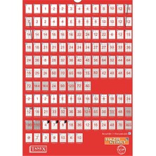 Tanex TW-2118 58,4x42,3 mm Laser Etiket 100 Ad.