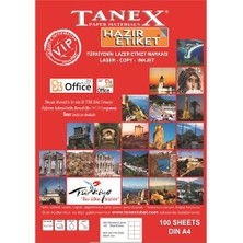 Tanex TW-2215 15 mm Laser Etiket 100 Ad.