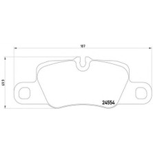 Bosch 0986Tb3109  Arka Dısk Balata ( Porsche : Cayenne 3.0 Tdı 09-/ 3.6 07- )