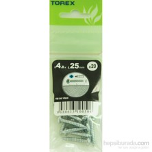 4.8X25 Dın 7981 Ysb Sac Vıdası 20 Adet