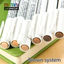 Marvy Kahve Tonları 6 Farklı Uç 1 Sette!