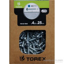 4.2X25 Dın 7981 Ysb Sac Vidası 110 Adet