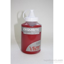 Vincent  500 Ml Kırmızı  Akrilik Boya  Ofısvınacr500-399