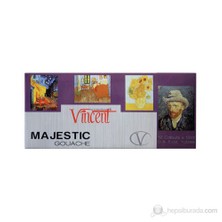 Vincent Majestic Guaj Boya Seti 12 Renk x 12 ml.