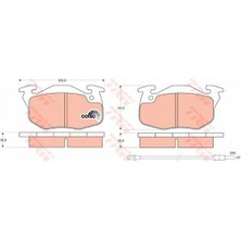 Trw Gdb327 Ön Balata R9-R11-R19 Clıo-Exp-P106-P206