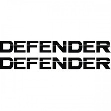 Sticker Master Defender Sticker Oto Motor Pc Etiket