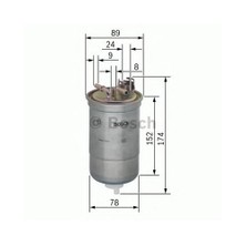 Bosch 0450906322 Yakıt Filtresi Cordoba (02-09)-Ibıza Iv (02-09)-Fabıa (00-08)-Polo (01-) 1.4Tdı-1.9Tdı-1.9Sdı