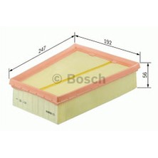 Bosch F026400138 Hava Filtresi Mgn Iıı (08-)-Scenıc Iıı (09-) 1.4Tce-1.5Dcı-1.4 16V-1.6 16V-1.9Dcı- Fluence 1.5Dcı