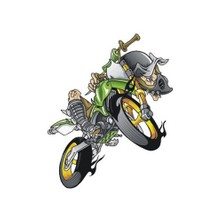 Sticker Master Cross Motosiklet Sticker-2 Oto Motor Pc Etiket