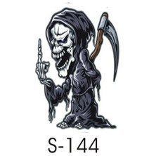 Sticker Master Skull Azrail Sticker Oto Motor Pc Etiket