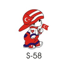 Sticker Master Sevimli Çocuk Sticker Oto Motor Pc Etiket