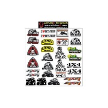 Sticker Master Off Road Sticker Set Oto Motor Pc Etiket
