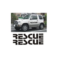 Sticker Master Rescue Jeep Sticker Oto Motor Pc Etiket