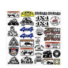 Sticker Master Jeep Off Road Stıcker Set Oto Motor Pc Etiket