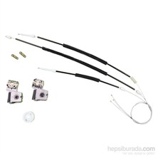 Peugeot 607 9D 9U 1999-2010 9222Q0 9650734880 İçin Ön Sağ Kapı Cam Kriko Tamir Seti Metal Ayaklı