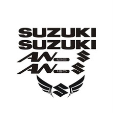 Sticker Master Suzuki An 125 Sticker Set Oto Motor Pc Etiket