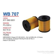 Wunder MERCEDES 202 CDI-220 CDI-ML 270 CDI 611-612 MOTOR Mazot Filtresi OEM NO:6110900051