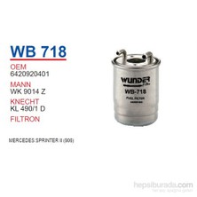 Wunder MERCEDES SPRINTER II (906) Mazot Filtresi OEM NO:6420920401