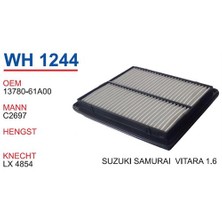 Wunder Suzukı Vitara 1.6 Hava Filtresi Oem No:13780-61A00