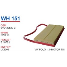 Wunder Vw Polo 1.0 Tsı Hava Filtresi Oem No:04C129620c