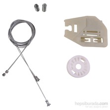 BMW 3 Serisi E46 1998-2005 4/5 Kapı 51358212100 İçin Arka Sağ Kapı Cam Kriko Tamir Seti