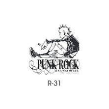 Sticker Master Punk Rocker Sticker Oto Motor Pc Etiket