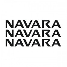 Sticker Master Navara Sticker Set Oto Motor Pc Etiket