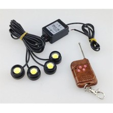 Knmaster 4 LED’li Kartal Gözü Uzaktan Kumanda Takımı