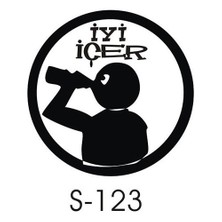 Sticker Master İyi İçer Sticker Oto Motor Pc Etiket