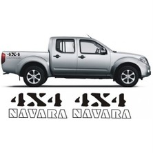 Sticker Master Nissan Navara 4X4 Sticker Set Oto Motor Pc Etiket