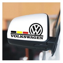 Sticker Master Vw Ayna Sticker Oto Motor Pc Etiket
